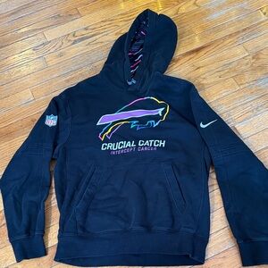 Black NFL Crucial Catch Hoodie